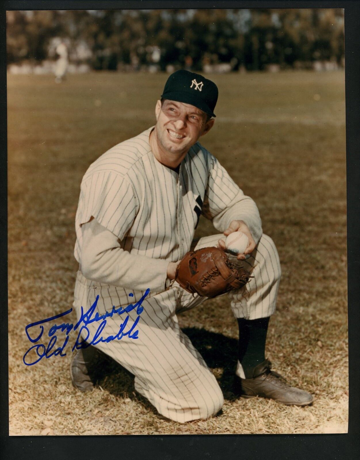 Tommy Henrich Autographed Signed 8 X 10 Photo Poster painting New York Yankees