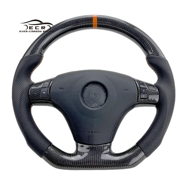 Ever-Carbon Racing ECR Interior Accessories Carbon fiber Steering Wheel For Chevrolet Corvette C6 2006-2013