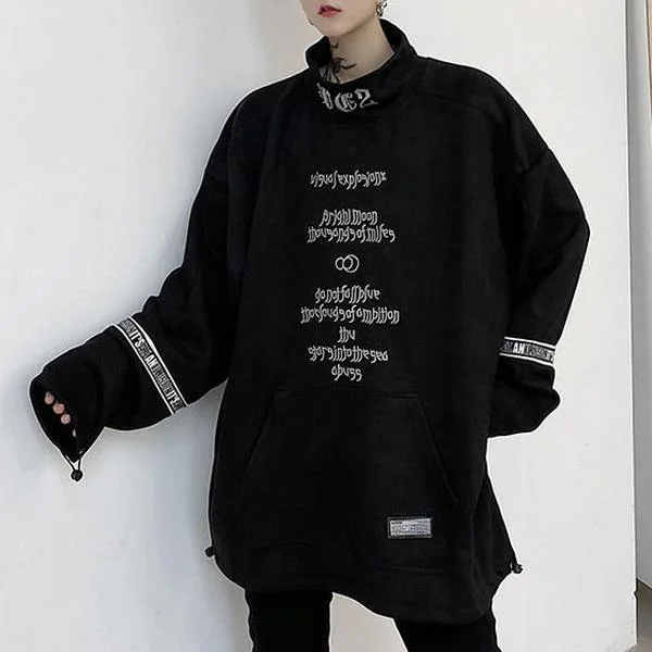 Women Winter Tide Fashion New Style Turtleneck Collar Long Sleeve Personality