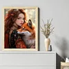 Girl And Fox - 11CT Stamped Cross Stitch - 40*50cm