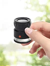 10X Stand Measuring Magnifier Scale Loupe with LED & UV Lights for Jewelry Gems