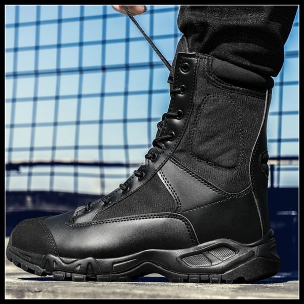 Blackbenz Men's Boots Special Forces Operational Boots High Super Light Army Tactical Boots Leather Boots Autumn and Winter - Shop Trendy Women's Clothing | LoverChic