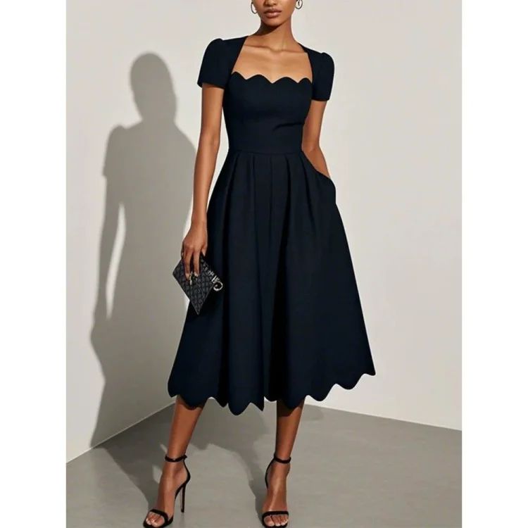 Square Neck Dress
