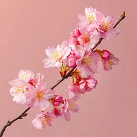 Single Pink Cherry Blossom - Diamond Painting