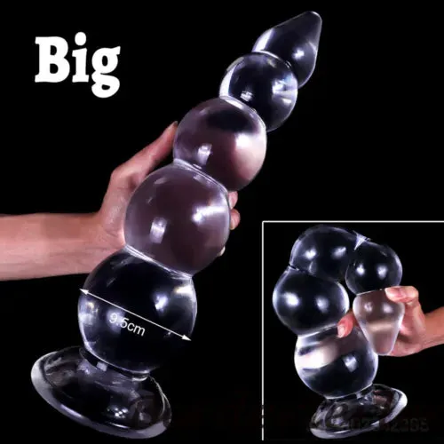 pornhint Pornhint Huge Anal Beads Dilator Sucker Dildo Masturbation Buttplug Stimulation Sex Toys