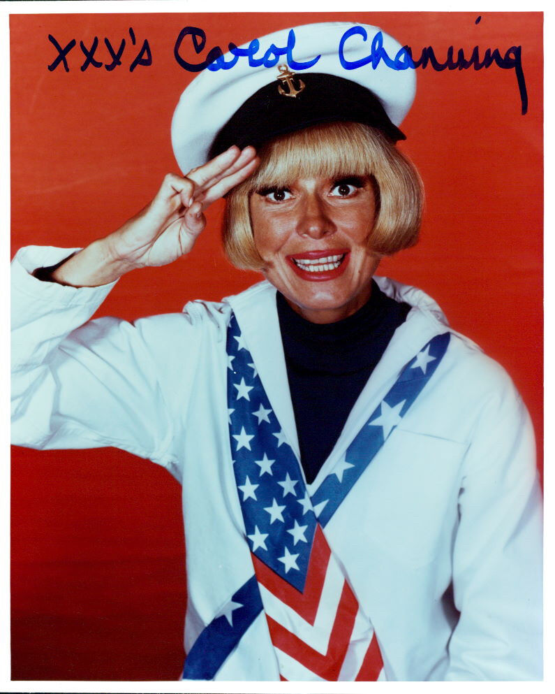 Carol Channing signed authentic 8x10 Photo Poster painting COA