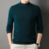Men's 100% Wool Thickened Warm Turtleneck Sweater