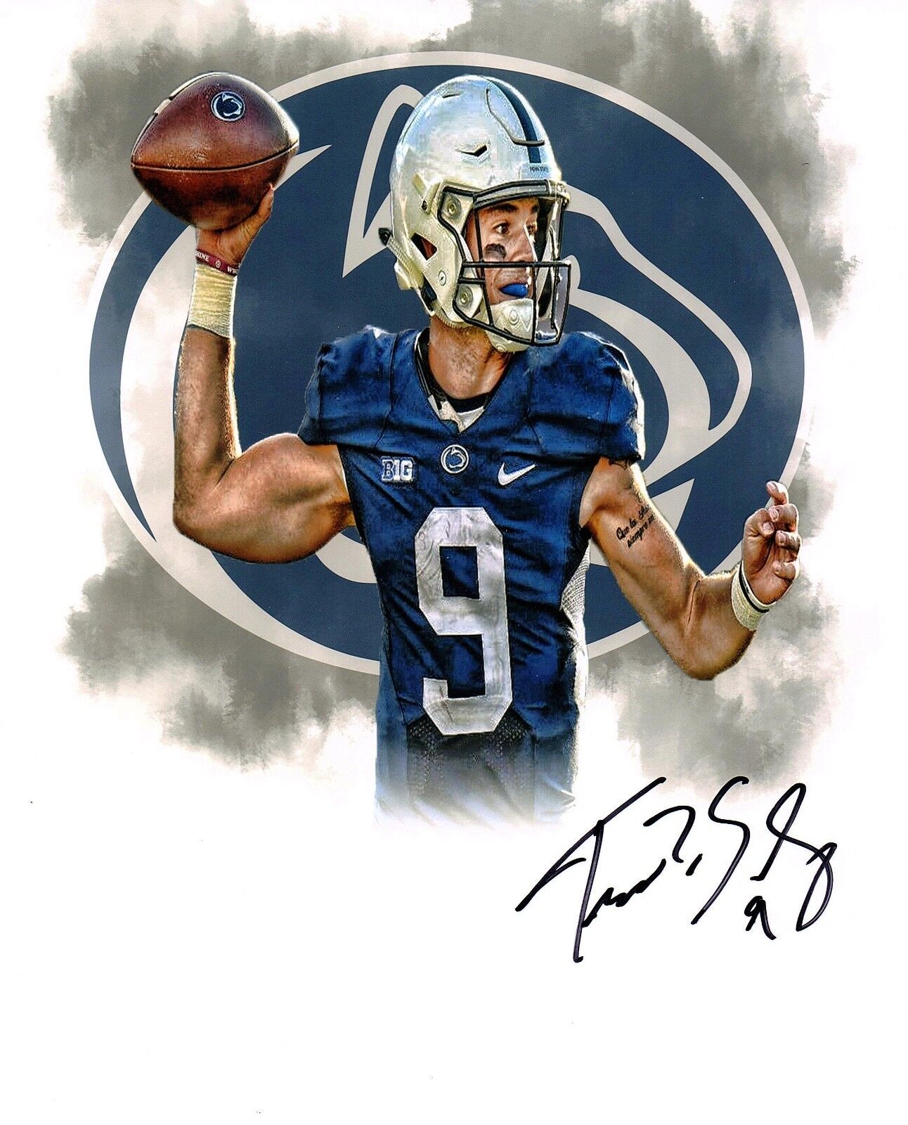 Trace McSorley Penn State Nittany Lions Reprinted autographed signed 8x10 Photo Poster painting#