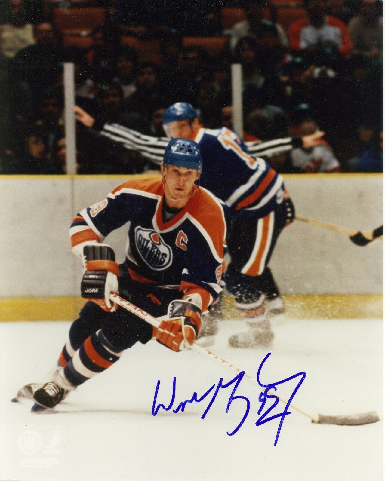 WAYNE GRETZKY Edmonton Oilers Autographed Signed 8x10 Reprint Photo Poster painting !