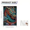50 Seiten A5 Drache - 5D DIY Basteln Notizbuch