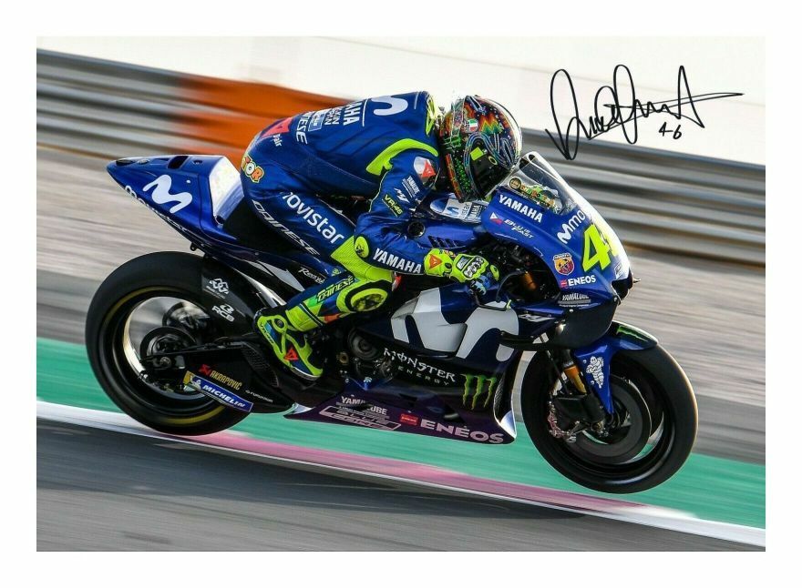 VALENTINO ROSSI AUTOGRAPH SIGNED PP Photo Poster painting POSTER