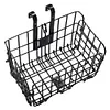 Bike Front Rear Basket Fold-Up Bicycle Cargo Rack Metal Wire Ebike Travel Basket