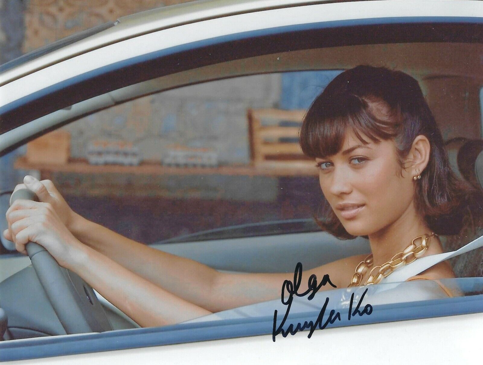 OLGA KURYLENKO SIGNED 8x10 JAMES BOND 007 GOLDENEYE Photo Poster painting 3 UACC RD AUTOGRAPH