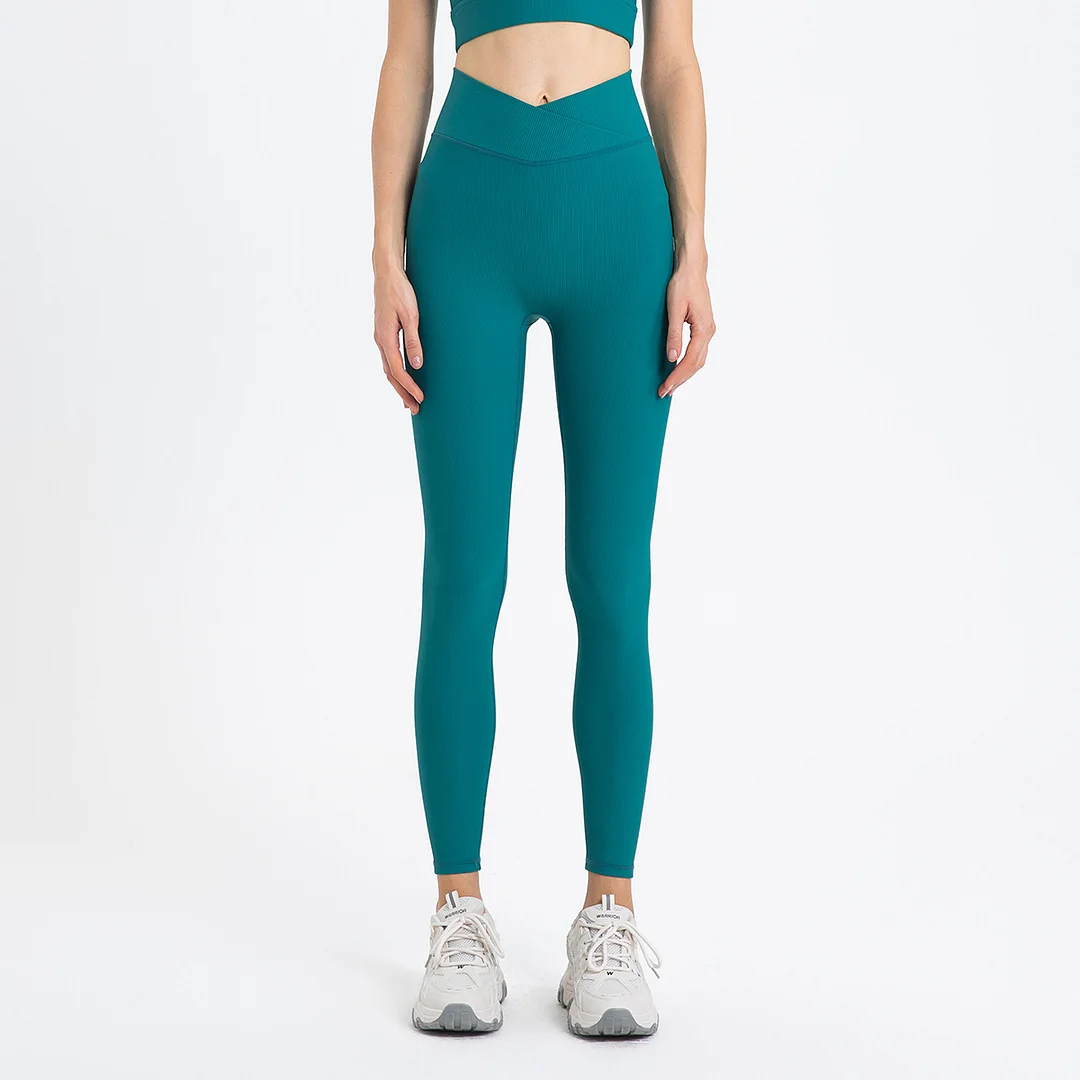 cross waist legging