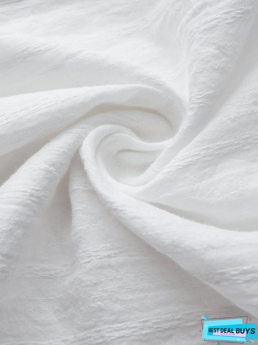 Cotton Stand Collar Boho Buttoned Blouse