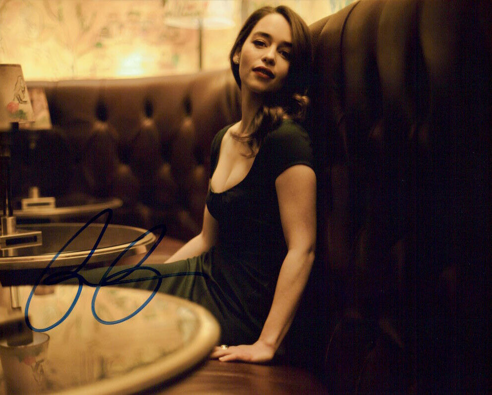 Emilia Clarke signed authentic 8x10 Photo Poster painting COA