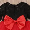 Kid Baby Girl  Princess Mesh Lace Wedding Christmas Dresses