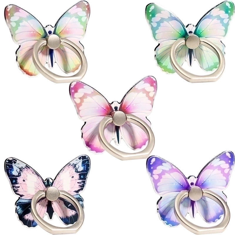 Cartoon Style Butterfly Alloy Universal Phone Cases