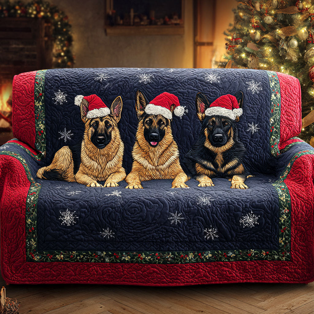 Shepherd Snow Parade Quilted Sofa Cover NCU0TV949 everthome