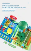 Desktop Maze Game, Plastic Maze Puzzle Game Parent Child Interaction Color Awareness 8 Barriers For Bedroom