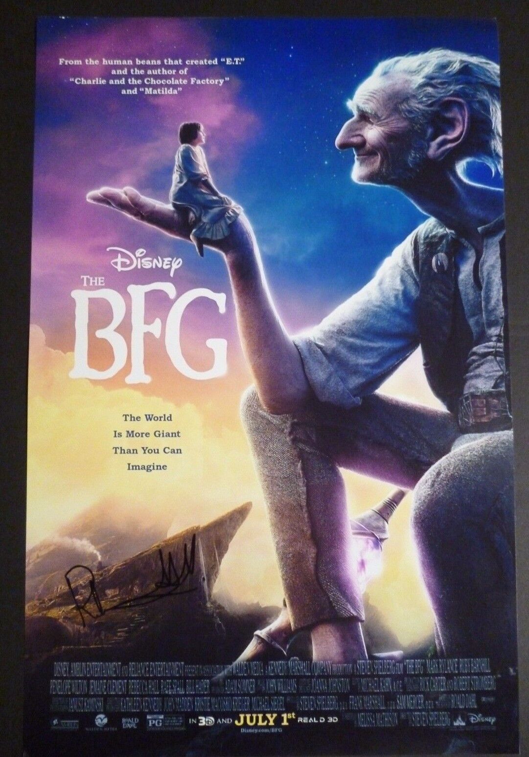 REBECCA HALL Authentic Hand-Signed THE BFG