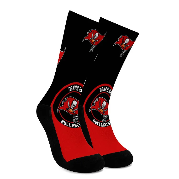 Tampa Bay Buccaneers For Bare Feet Crew Socks