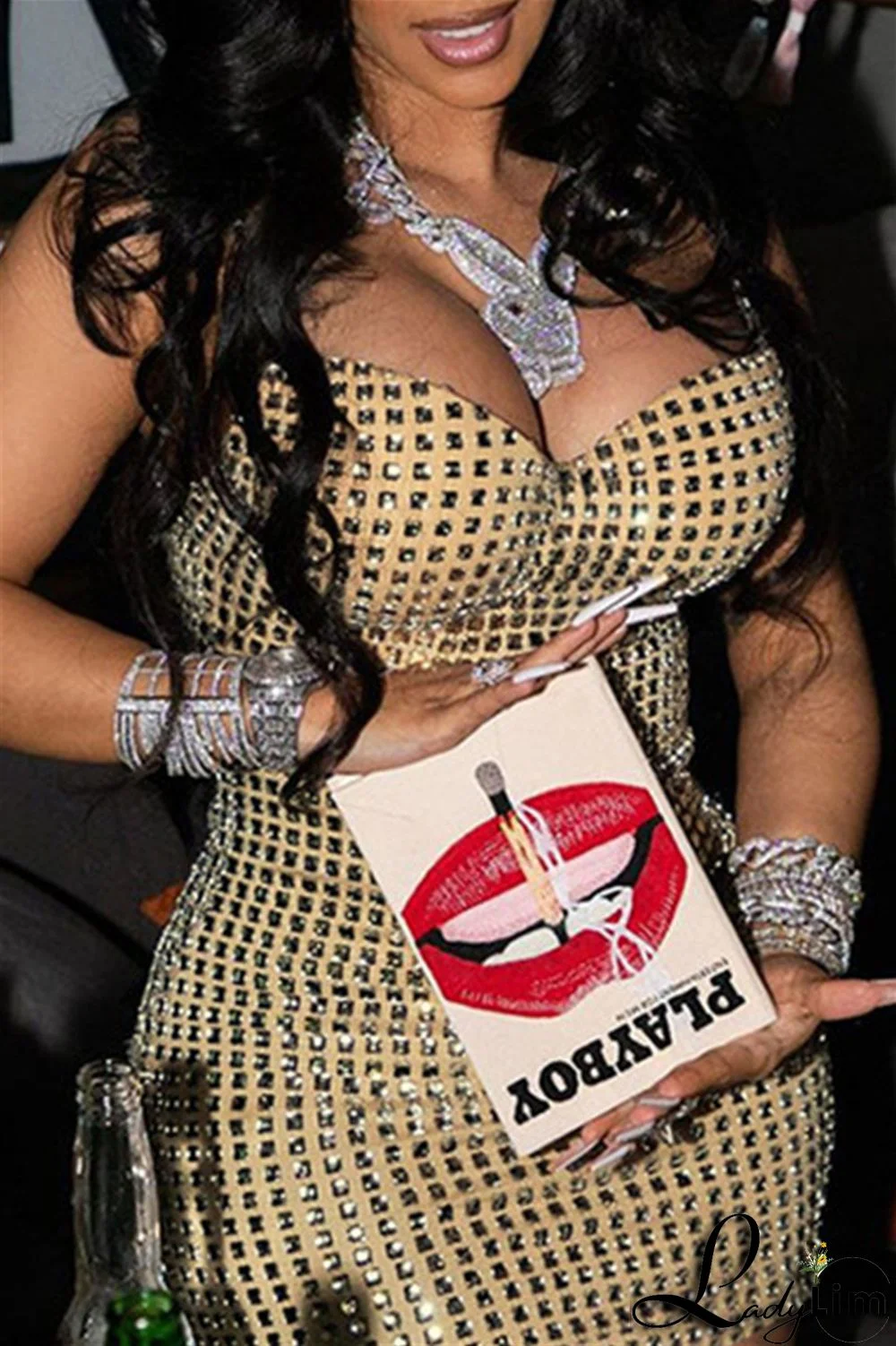 Khaki Sexy Backless Spaghetti Strap Sleeveless Club Dress For Vegas