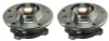 TRQ Front Wheel Hub Bearings Assembly Set Compatible with 2008-2013 BMW 128i 135i 2013 135is 2006 325Ci 325i 2007-2013 328i 330Ci 330i 2009-2011 335d 335i 2011-2013 335is 2013-2015 X1 2010-2016 Z4