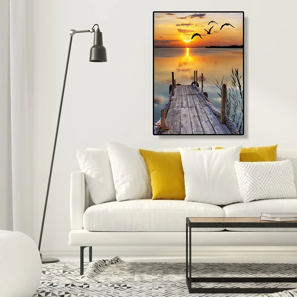 Seagull Bridge - Paint By Number(40*50cm)