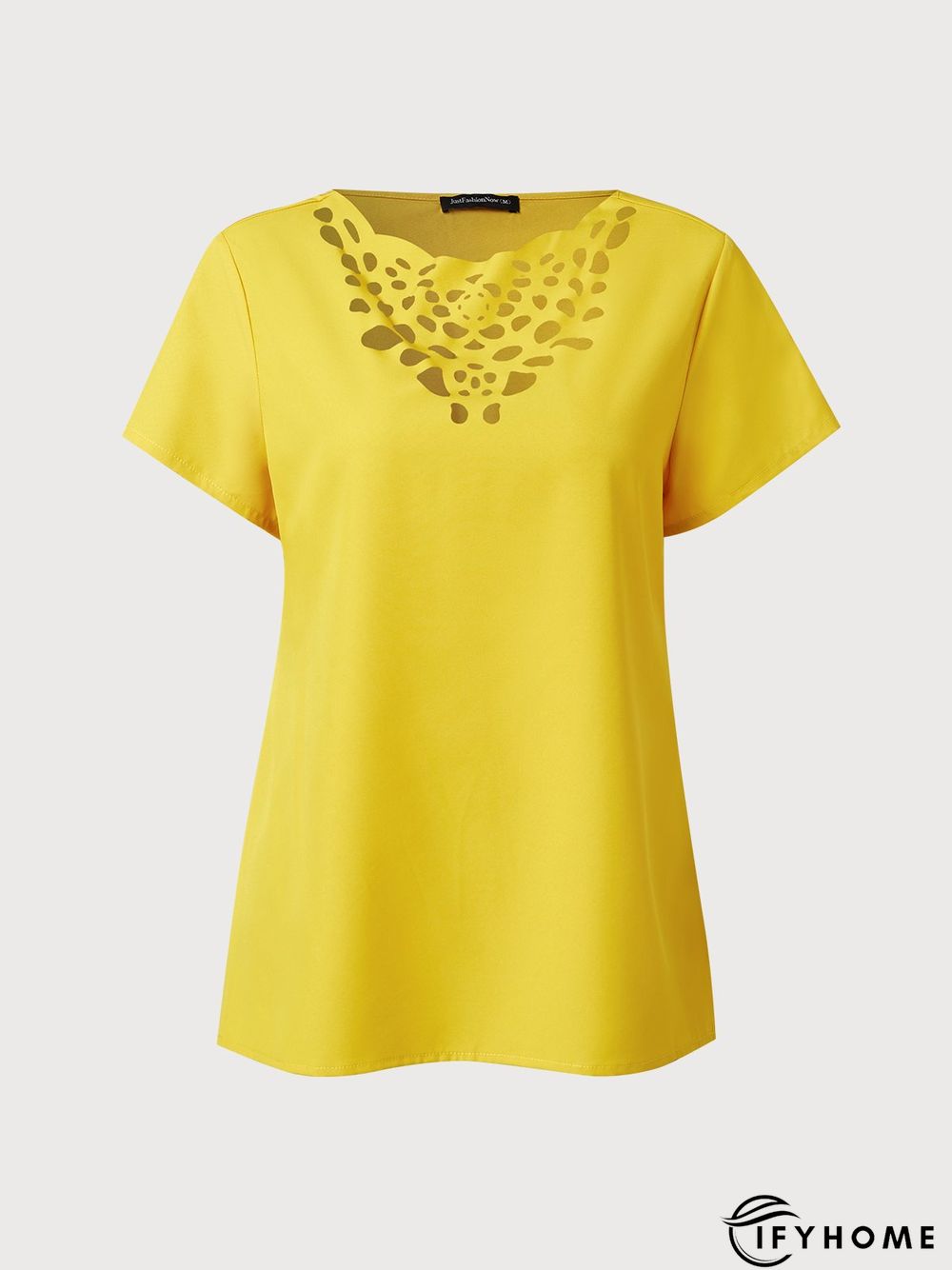 Casual Burnt Design Short Sleeve T-Shirt | IFYHOME