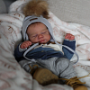 17" Look Real Lifelike Cloth Body Eyes Closed Reborn Newborn Baby Doll Girl Galona - RBBI-Myrebornbabydoll&reg; Myrebornbabydoll&reg;