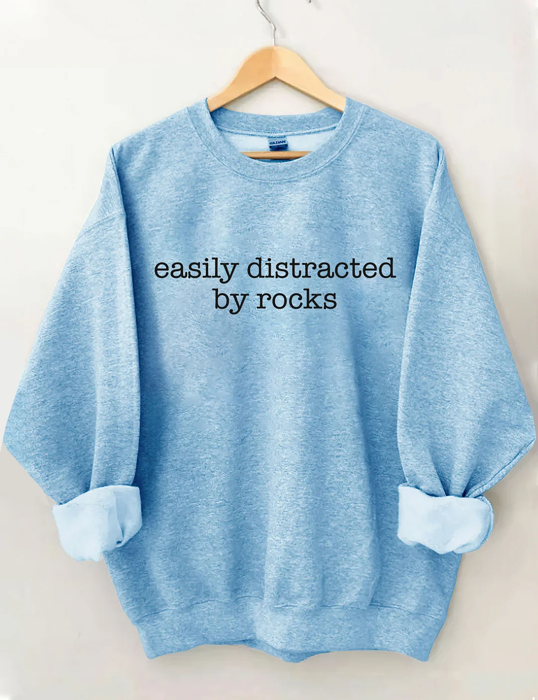 Easily Distracted By Rocks Sweatshirt