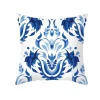 Blue Floral Plush Home Living Creative Sofa Cushion Pillow Cover