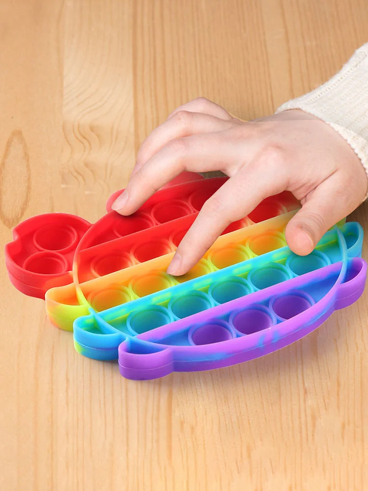 Push Bubble Sensory Toys Silicone Anti-Stress Vent Toys (Crab)