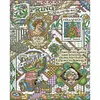 Four Seasons Of Spring-14CT Stamped Cross Stitch 40*51cm/15.75*20.08in tapestrymarket