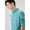 Italian solid color casual high-end business shirt