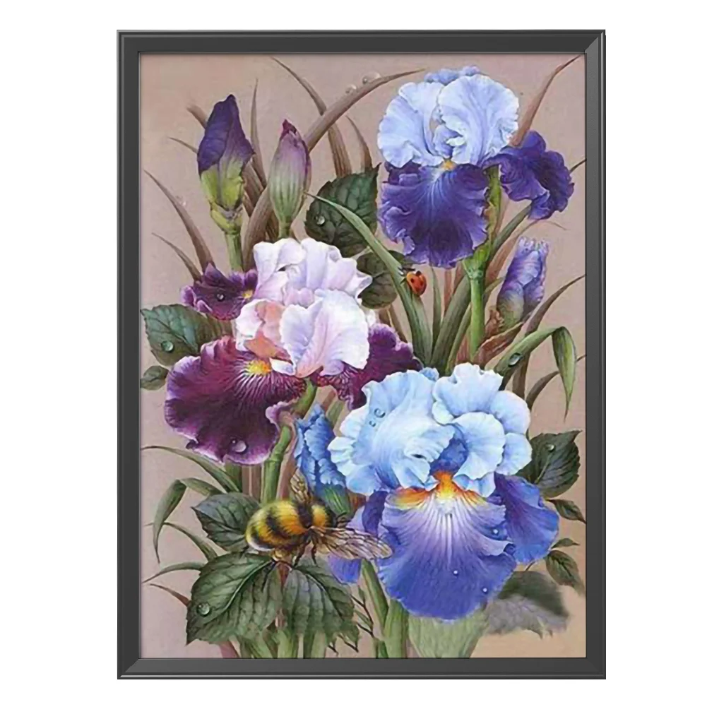 11ct Stamped Cross Stitch - Flower(40*50cm)