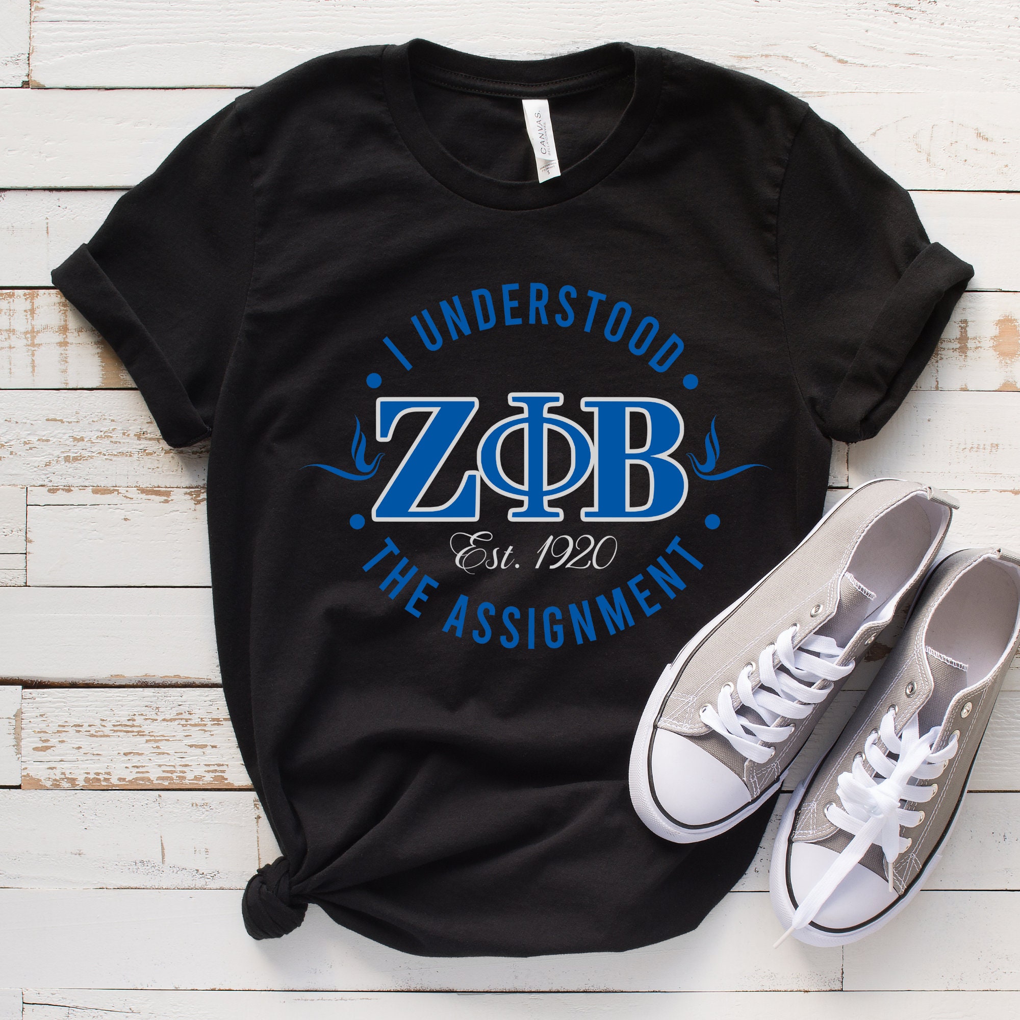Simple printed round neck T-shirt