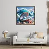 Beach Scenery Shells-11CT Stamped Cross Stitch 50*50cm/19.69*19.69in tapestrymarket