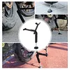 Motorcycle Jack Kickstand Wheel Support Side Stand Paddock Portable Lifter Frame