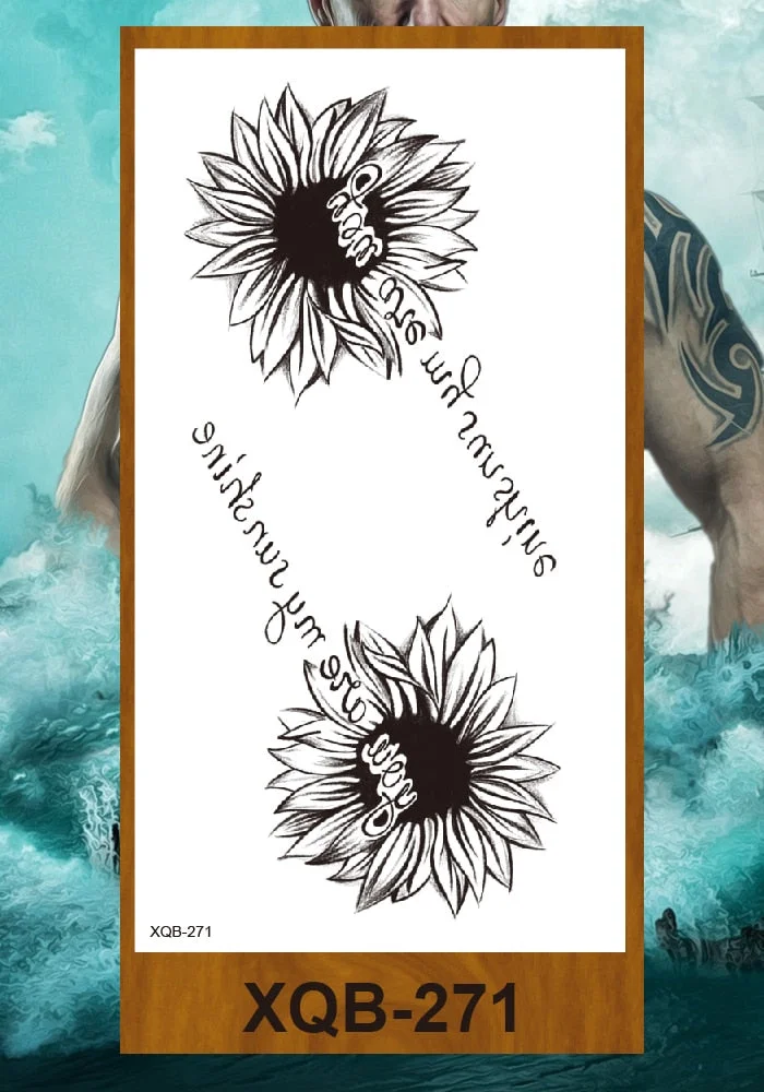 Temporary Tattoo Stickers Man Woman Girl Arm Chest Fake Tatoo Art Characters Eternal Love Flowers Totem Tatto Drop Shipping DIY
