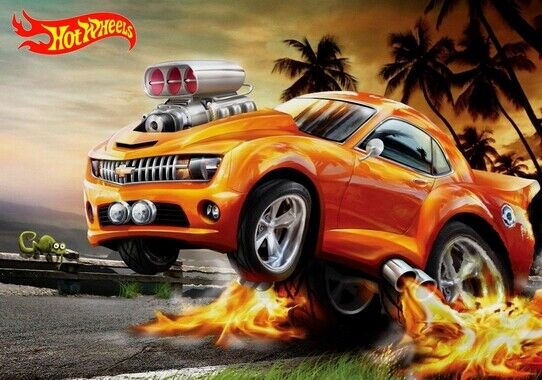 HOT WHEELS POSTER - Photo Poster painting QUALITY INSERT -  POST!