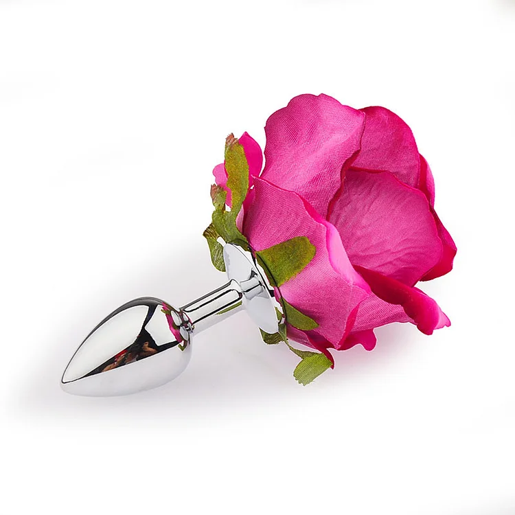 Anal Plugs Rose Silk Posterior Masturbator