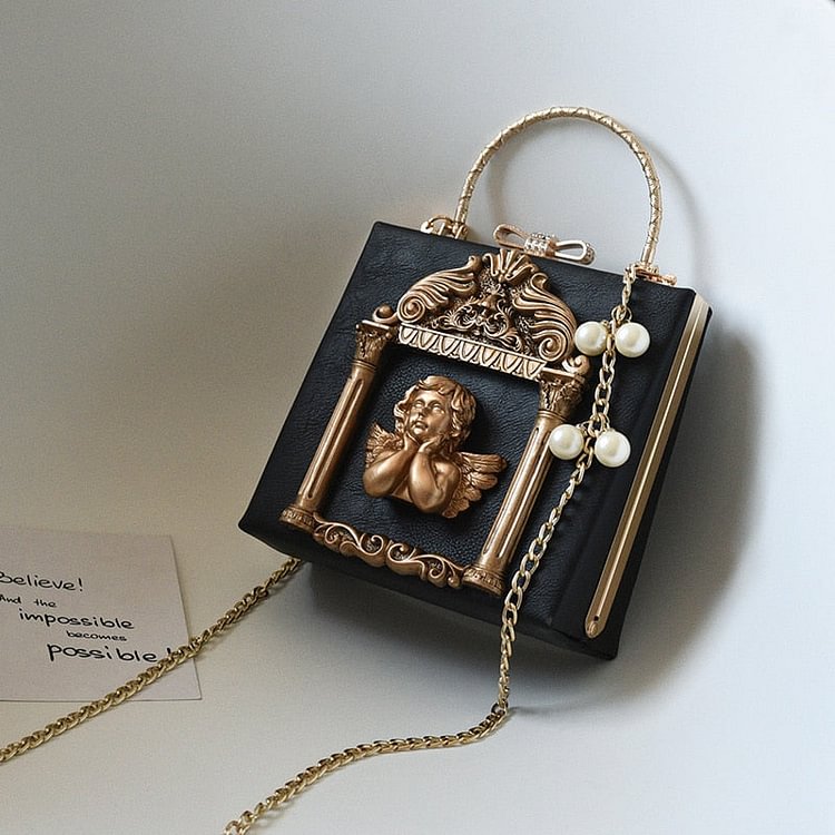 Elegant Gothic Angel Hand Bags - Gotamochi Kawaii Shop, Kawaii Clothes