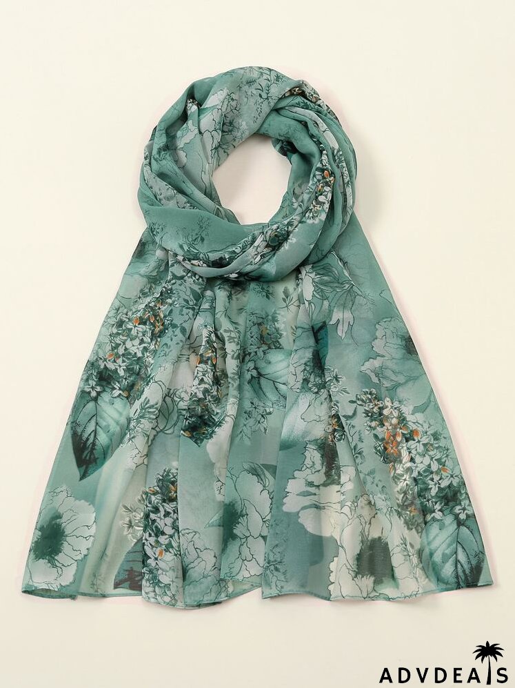 Flower Pattern Scarf