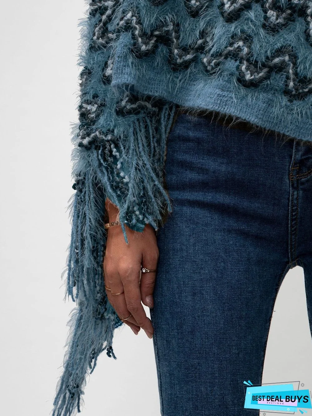 Khaki Cotton Sweater