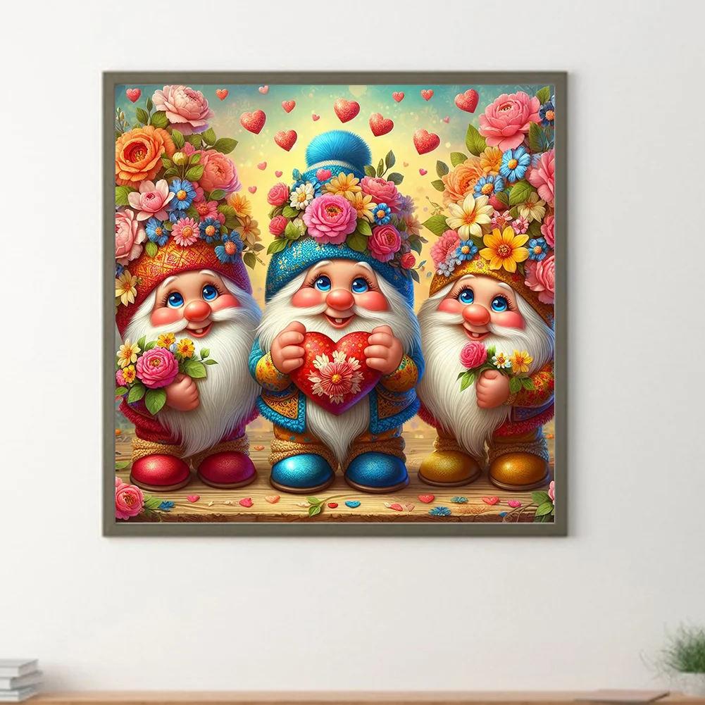 Diamond Painting - Full Round Drill - Gnome(Canvas|30*30cm)
