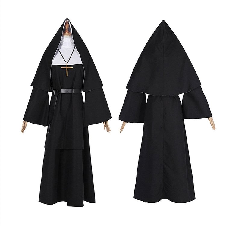 The Conjuring 2 The Nun Uniform Cosplay Costume Halloween Carnival Suit