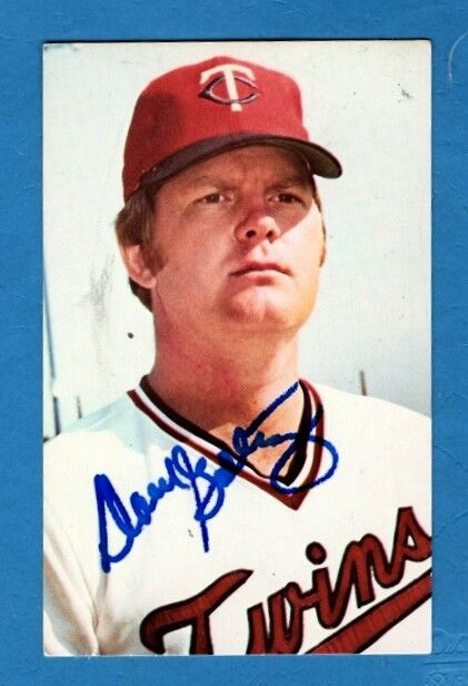 1979 DAVE GOLTZ-MINNESOTA TWINS AUTOGRAPHED COLOR POSTCARD Photo Poster painting-NM