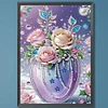DIY Partial Special Shaped Drill Diamond Painting-Flower
